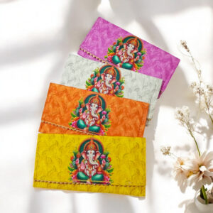 Ganeshji Print Fabric Envelope