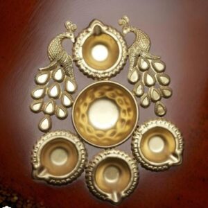 Urli with Peacock Design